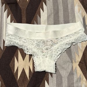 Victoria’s Secret white lace undies